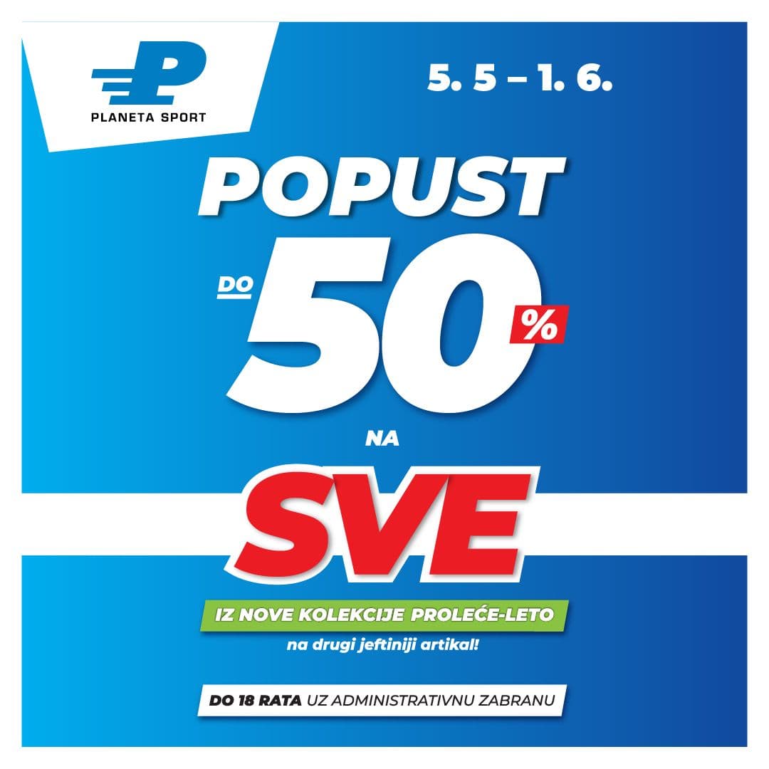 Planeta Sport - ušteda do 50%