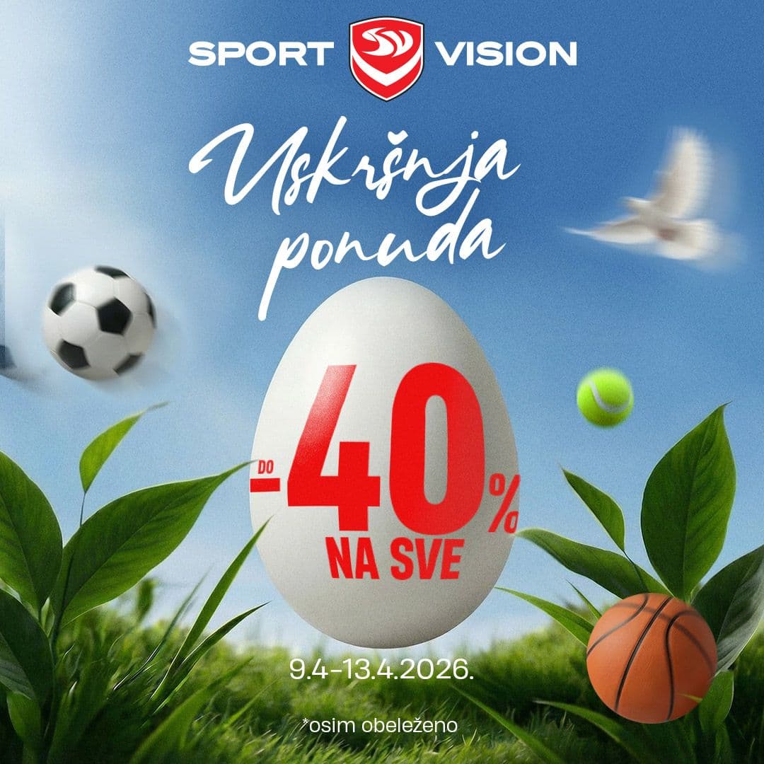 Uskršnja akcija u #SportVision prodavnicama! 🛍️