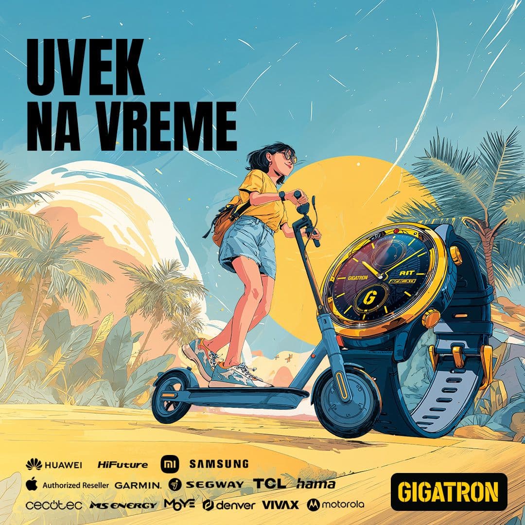 Gigatron - veliki izbor trotineta i pametnih satova po sniženim cenama