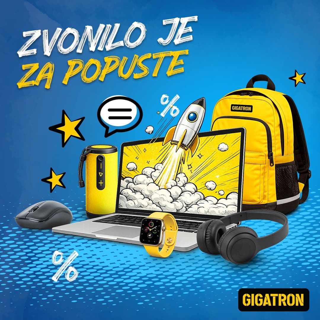 Gigatron Back to school - Zvonilo je za popuste