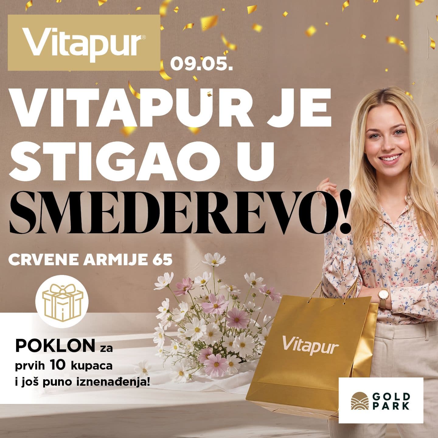 Otvaramo Vitapur u Gold Parku | 9.maj